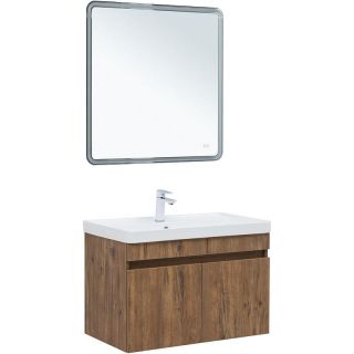 Тумба под раковину Aquanet Оптима 344797 80 см дуб рустикальный